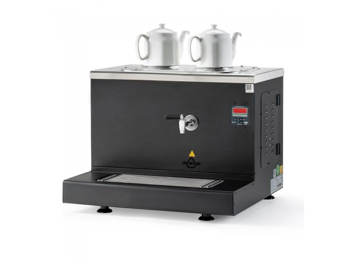 Ateşe Cappadocia Smart 2 Demlikli Çay Kazanı, 30 L, Gaz+Elektrikli, Statik Boyalı Ateşe Cappadocia Smart 2 Demlikli Çay Kazanı, 30 L, Gaz+Elektrikli, Statik Boyalı