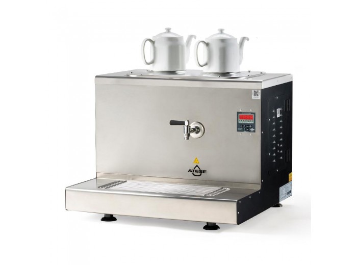 Ateşe Cappadocia Smart 2 Demlikli Çay Kazanı, 30 L, Elektrikli, Inox Ateşe Cappadocia Smart 2 Demlikli Çay Kazanı, 30 L, Elektrikli, Inox