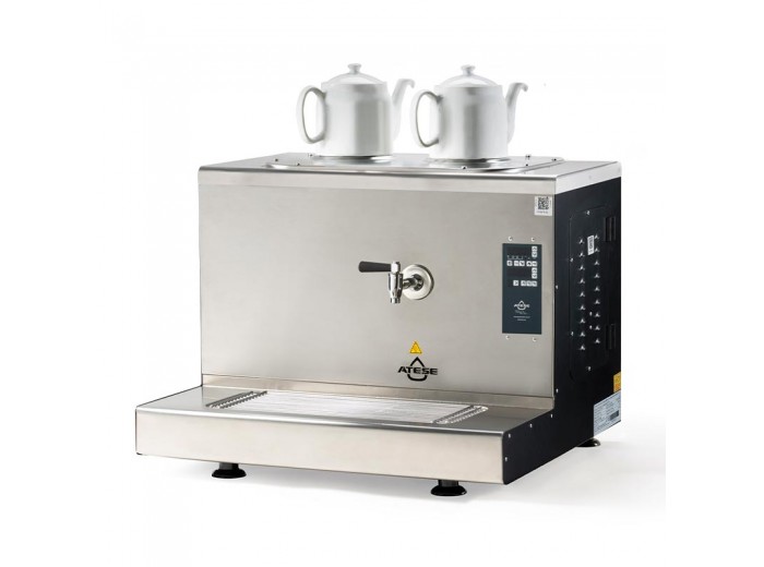 Ateşe Cappadocia Smart Plus 2 Demlikli Çay Kazanı, 30 L, Gaz+Elektrikli, Statik Boyalı Ateşe Cappadocia Smart Plus 2 Demlikli Çay Kazanı, 30 L, Gaz+Elektrikli, Statik Boyalı