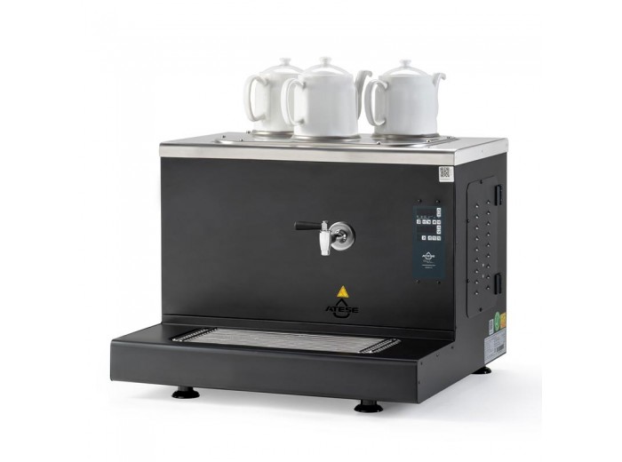Ateşe Cappadocia Smart Plus 3 Demlikli Çay Kazanı, 30 L, Gaz+Elektrikli, Statik Boyalı Ateşe Cappadocia Smart Plus 3 Demlikli Çay Kazanı, 30 L, Gaz+Elektrikli, Statik Boyalı