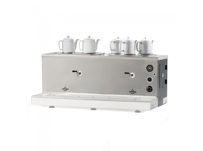Ateşe Sümela Analog 5 Demlikli Çay Kazanı, Gaz+Elektrikli, Statik Boyalı Ateşe Sümela Analog 5 Demlikli Çay Kazanı, Gaz+Elektrikli, Statik Boyalı
