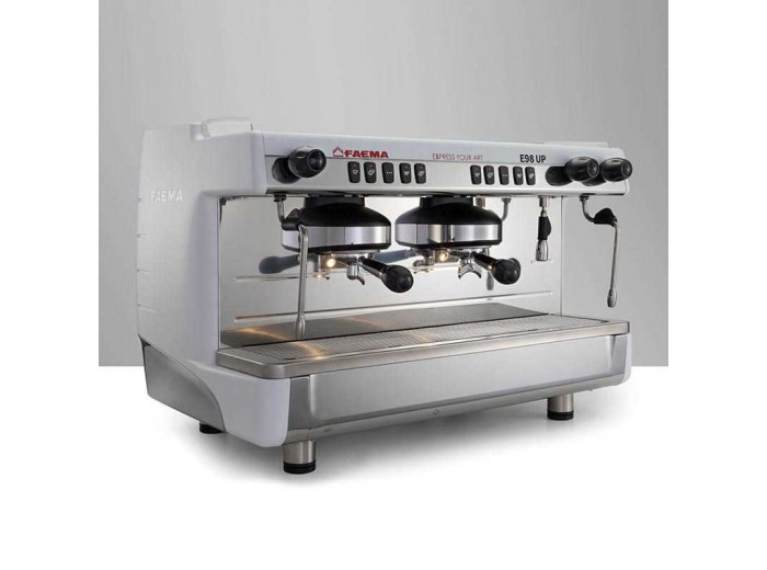 Faema E98 Up Tall Cup Full Otomatik Espresso Kahve Makinesi, 2 Gruplu, Beyaz Faema E98 Up Tall Cup Full Otomatik Espresso Kahve Makinesi, 2 Gruplu, Beyaz