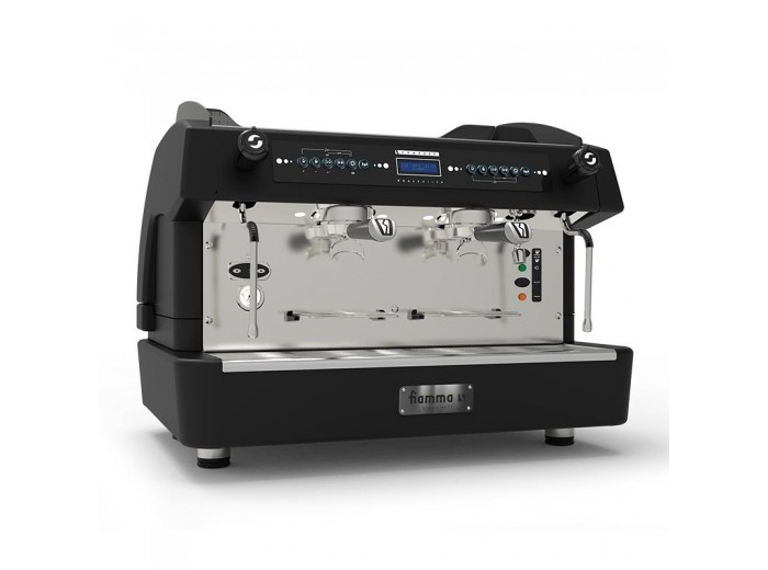 Fiamma Compass 2 Double Boiler Tall Cup Espresso Kahve Makinesi, 2 Gruplu, Siyah Fiamma Compass 2 Double Boiler Tall Cup Espresso Kahve Makinesi, 2 Gruplu, Siyah