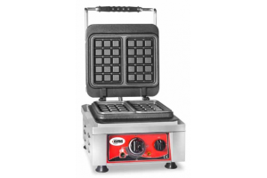GMG KGW 02 Çift Kare Model Waffle Makinesi, 2 x 10, 2 x 16,5 x 2,6 cm