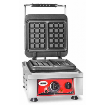 GMG KGW 02 Çift Kare Model Waffle Makinesi, 2 x 10, 2 x 16,5 x 2,6 cm
