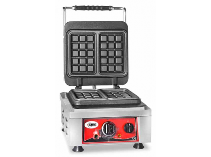 GMG KGW 02 Çift Kare Model Waffle Makinesi, 2 x 10, 2 x 16,5 x 2,6 cm