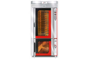 GMG Gala-10 R 40X60 10 Tepsi Dönerli Patisserie Fırını, Mayalandırma Kabini