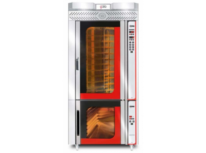 GMG Gala-10 R 40X60 10 Tepsi Dönerli Patisserie Fırını, Mayalandırma Kabini