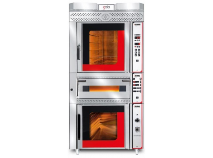 Gmg GALA 5 + KP6 40x60 5 Tepsi Patisserie Fırını, 1 Kat Taş Tabanlı Fırın, Mayalandırma Kabini