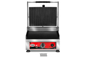 GMG KG 2525 G Yarı oluklu Tost Makinesi, 25x25 cm