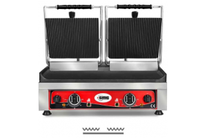 GMG KG 5530 DG Yarı Düz Tost Makinesi, 52x24 cm