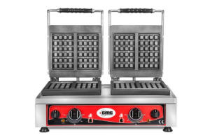 GMG KGW 5530 WE Çift Kapaklı Waffle Makinesi, Çift Kareli 2 x 10 x 17 x 1,5 cm