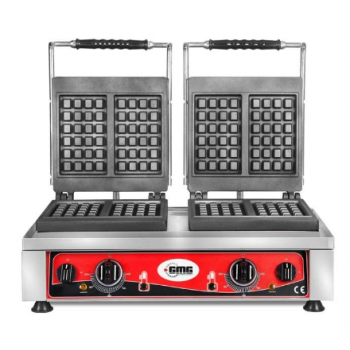 GMG KGW 5530 WE Çift Kapaklı Waffle Makinesi, Çift Kareli 2 x 10 x 17 x 1,5 cm