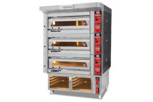 GMG PB3M-128 3 Katlı Taş Tabanlı Fermantasyon Dolaplı Pasta & Pasta Fırını