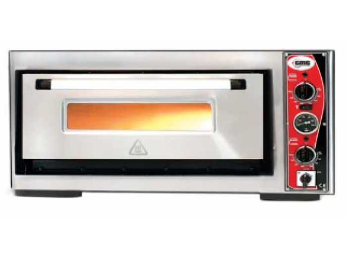 GMG PF 6262 E-T Ø 30cm 4 Adet Tepsi Kapasiteli Pizza Fırın,Termometreli