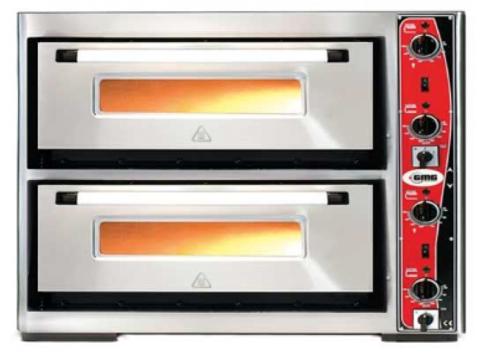 GMG PF 7070 DE Ø 34cm 4+4 Adet Tepsi Kapasiteli Pizza Fırını