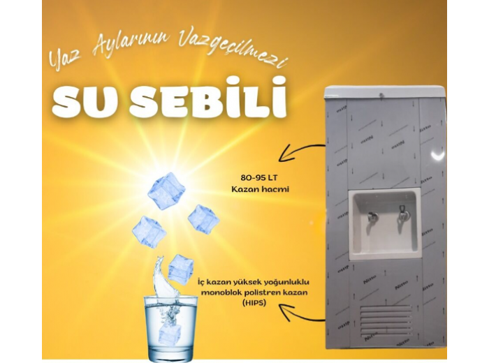 Green Cooler Su Sebili, 80 Litre, S80, Krom