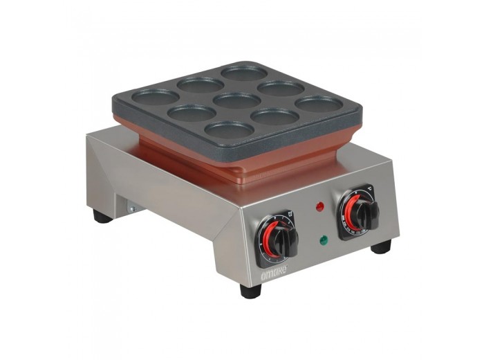 Omake Manuel Zamanlayıcılı Büyük Top Poffertjes Tekli Makinesi, Elektrikli Omake Manuel Zamanlayıcılı Büyük Top Poffertjes Tekli Makinesi, Elektrikli