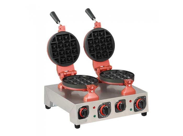 Omake Special Model İkili Yuvarlak Waffle Makinesi, Elektrikli Omake Special Model İkili Yuvarlak Waffle Makinesi, Elektrikli