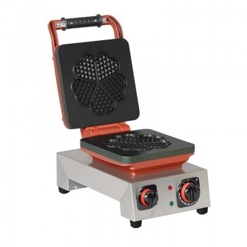 Omake WFL21.E12 Z5F Zamanlayıcılı Çiçek Model Tekli Waffle Makinesi, Elektrikli