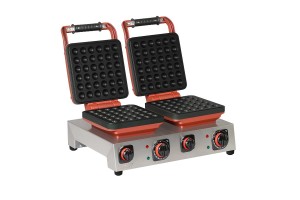 Omake  Zamanlayıcılı Bubble Çiftli Waffle Makinesi, Elektrikli