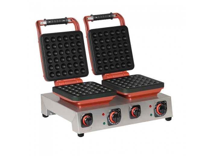 Omake Zamanlayıcılı Bubble Çiftli Waffle Makinesi, Elektrikli Omake Zamanlayıcılı Bubble Çiftli Waffle Makinesi, Elektrikli