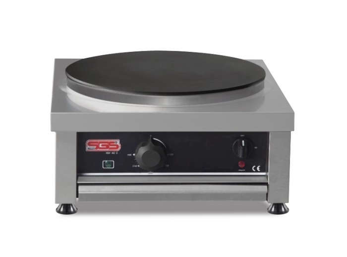 SGS Krep Makinesi, Tekli, 40 cm Çaplı, 3000 W, KM-40E SGS Krep Makinesi, Tekli, 40 cm Çaplı, 3000 W, KM-40E