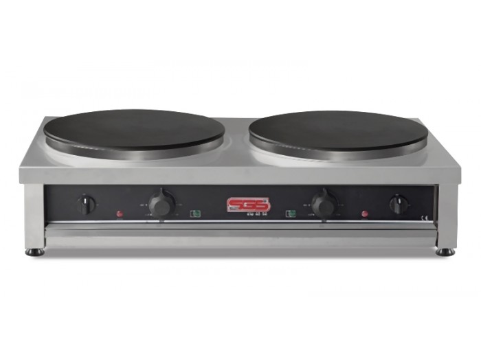 SGS Krep Makinesi, Çiftli, 2 Adet 40 cm Çaplı, 6000 W, KM-40DE SGS Krep Makinesi, Çiftli, 2 Adet 40 cm Çaplı, 6000 W, KM-40DE