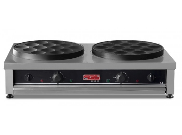 SGS Pancake Makinesi, Çiftli, 6000 W, PC 40 DE SGS Pancake Makinesi, Çiftli, 6000 W, PC 40 DE