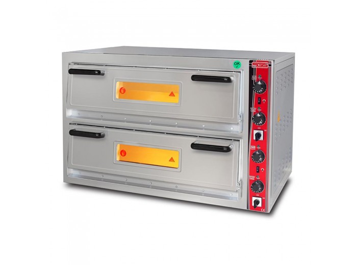 SGS PO 9262 DE Çift Katlı Pizza Fırını, 30 cm 6+6 Pizza Kapasiteli, Elektrikli SGS PO 9262 DE Çift Katlı Pizza Fırını, 30 cm 6+6 Pizza Kapasiteli, Elektrikli