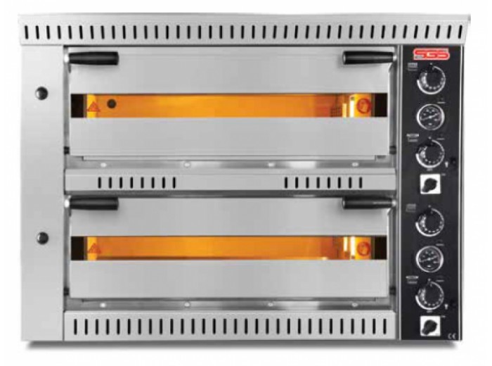 SGS Profesyonel Pizza Fırını, 6 Adet Tava, Kapak Üstten Açılmalı, PO / 70105 DE SGS Profesyonel Pizza Fırını, 6 Adet Tava, Kapak Üstten Açılmalı, PO / 70105 DE
