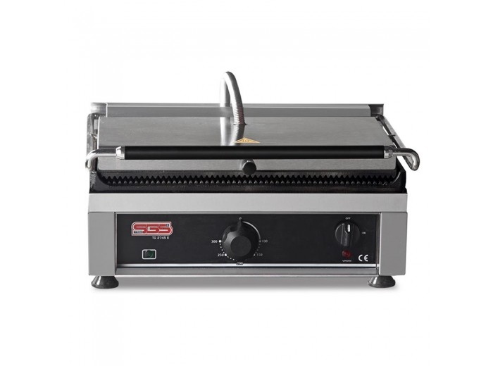 SGS TG 2735 G/G Alt Üst Düz Tost Makinesi, Tek Kapaklı, Elektrikli SGS TG 2735 G/G Alt Üst Düz Tost Makinesi, Tek Kapaklı, Elektrikli