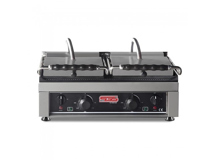 SGS TG 5530 DG/G Alt Üst Düz Tost Makinesi, Çift Kapaklı, Elektrikli SGS TG 5530 DG/G Alt Üst Düz Tost Makinesi, Çift Kapaklı, Elektrikli