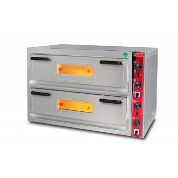 SGS Çift Katlı Pizza Fırını, 33 cm 4+4 Pizza Kapasiteli, Elektrikli, PO / 6868 DE