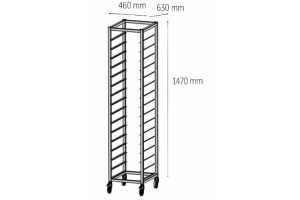 Venarro DEF-P14/40 T Patisserie Fırın, Tepsi Taşıma Arabası, 14 Tepsi Kapatiseli