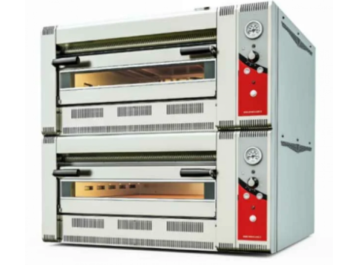 Venarro DYP-4+4GS Pizza Fırını Gazlı, Ø 340 mm x 4+4