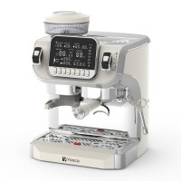 Vosco VST-520ECB Öğütücülü Barista Espresso Kahve Makinesi, 1 Gruplu, Beyaz Vosco VST-520ECB Öğütücülü Barista Espresso Kahve Makinesi, 1 Gruplu, Beyaz