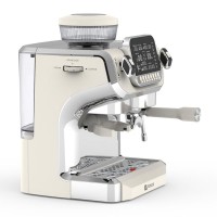 Vosco VST-520ECB Öğütücülü Barista Espresso Kahve Makinesi, 1 Gruplu, Beyaz Vosco VST-520ECB Öğütücülü Barista Espresso Kahve Makinesi, 1 Gruplu, Beyaz