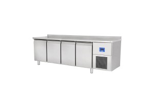Öztiryakiler TA 460 NMV Yatay Tezgah Tip Buzdolabı, 4 Kapılı, 518 L