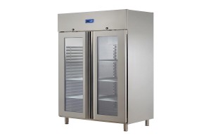 Öztiryakiler GN 1200 NMV Dik Tip Monoblok Buzdolabı, Çift Cam Kapılı
