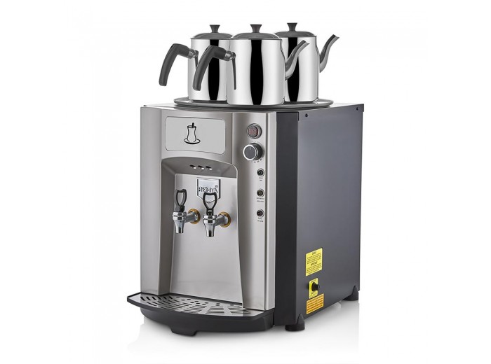Remta DE10SP Premium Jumbo Şamandıralı Çay Makinesi, 3 Demlikli, 40 L,Gri Remta DE10SP Premium Jumbo Şamandıralı Çay Makinesi, 3 Demlikli, 40 L,Gri
