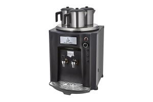 Remta DE10SP Premium Jumbo Şamandıralı Çay Makinesi, 3 Demlikli, 40 L,Siyah