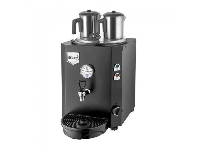 Remta DE11 Jumbo Çay Makinesi 2 Demlikli,Siyah Remta DE11 Jumbo Çay Makinesi 2 Demlikli,Siyah