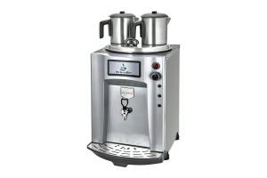 Remta DE11SP Premium Jumbo Şamandıralı Çay Makinesi, 2 Demlikli, 23 L, Gri
