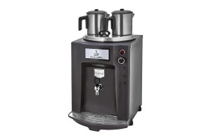 Remta DE11SP Premium Jumbo Şamandıralı Çay Makinesi, 2 Demlikli, 23 L, Siyah