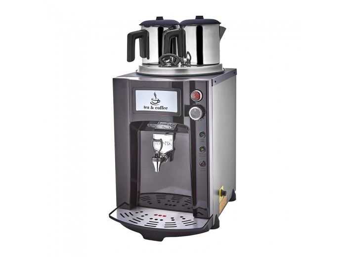 Remta DE12P Premium Jumbo Çay Makinesi, 2 Demlikli,Siyah Remta DE12P Premium Jumbo Çay Makinesi, 2 Demlikli,Siyah