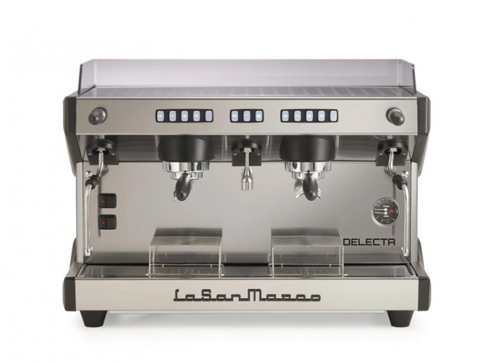 La San Marco Delecta Tam Otomatik Espresso Kahve Makinesi, 2 Gruplu, Siyah La San Marco Delecta Tam Otomatik Espresso Kahve Makinesi, 2 Gruplu, Siyah