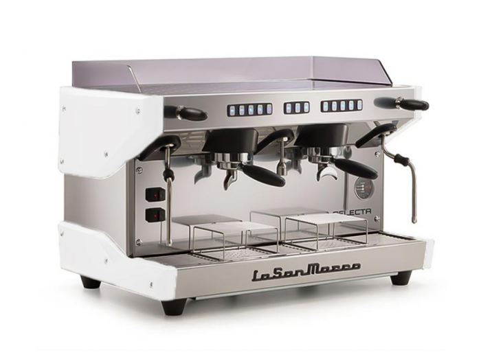 La San Marco Delecta Tam Otomatik Espresso Kahve Makinesi, 2 Gruplu, Kırmızı La San Marco Delecta Tam Otomatik Espresso Kahve Makinesi, 2 Gruplu, Kırmızı