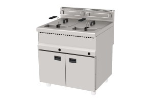 Atalay 700 Seri Tek Hazneli Dolaplı Fritöz, 2x22 L, Doğalgazlı