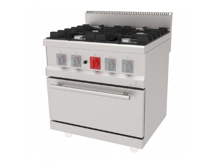 Atalay 700 Seri 4 Ocaklı Kuzine, 4x22 cm, LPG'li Atalay 700 Seri 4 Ocaklı Kuzine, 4x22 cm, LPG'li